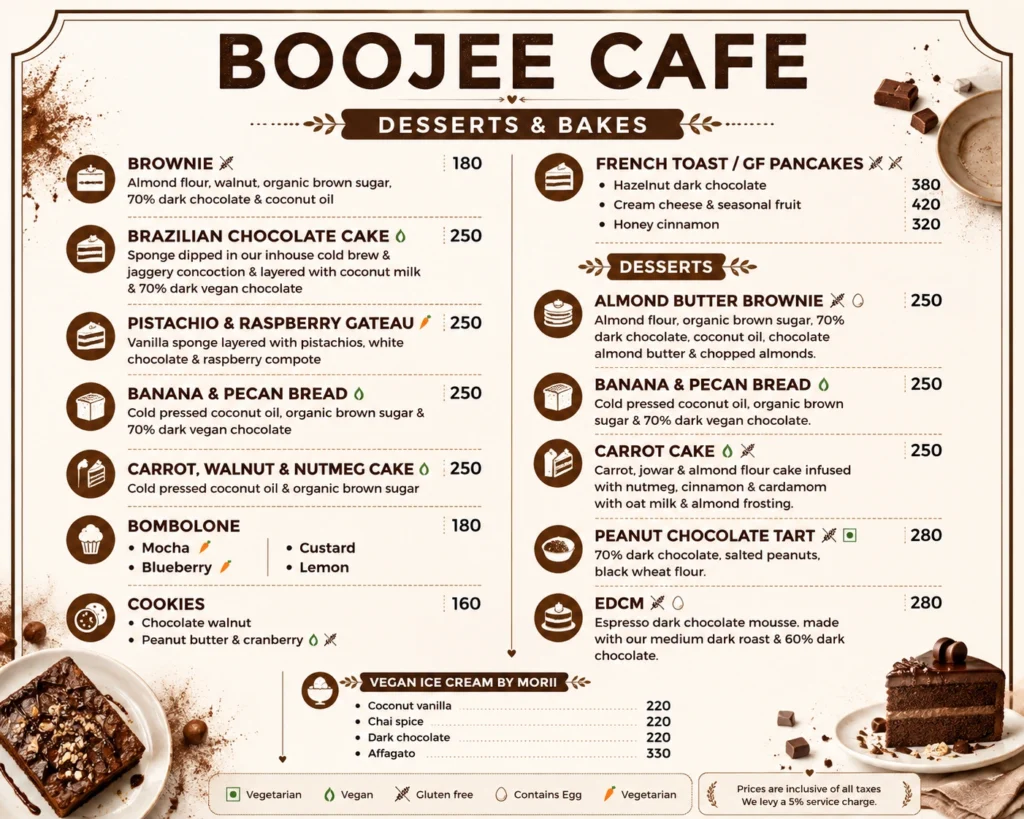 Boojee Cafe Item