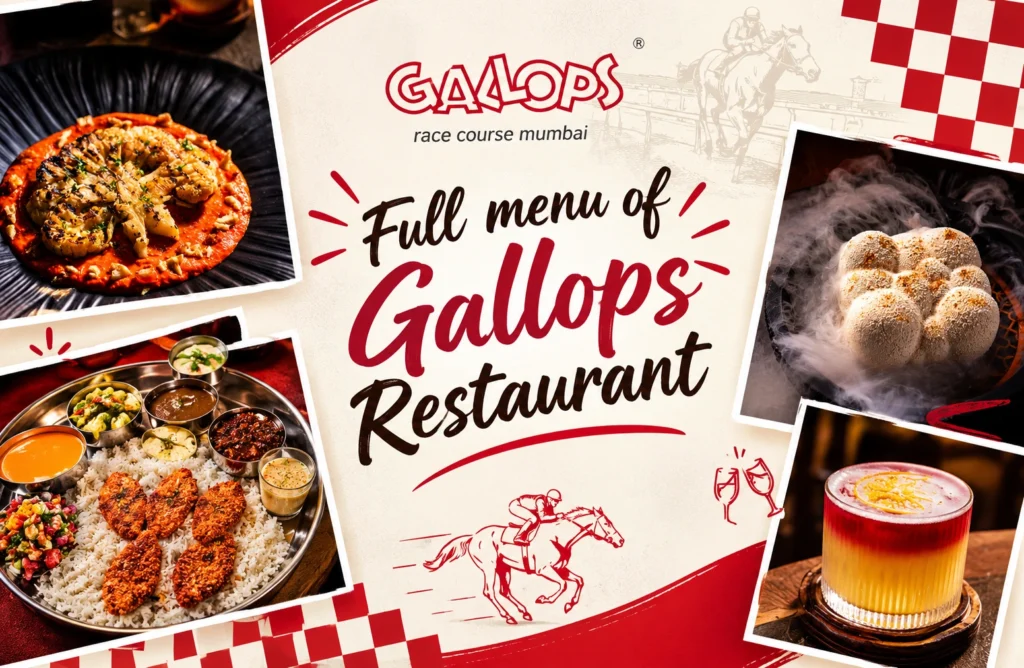 Gallops Restaurant Menu