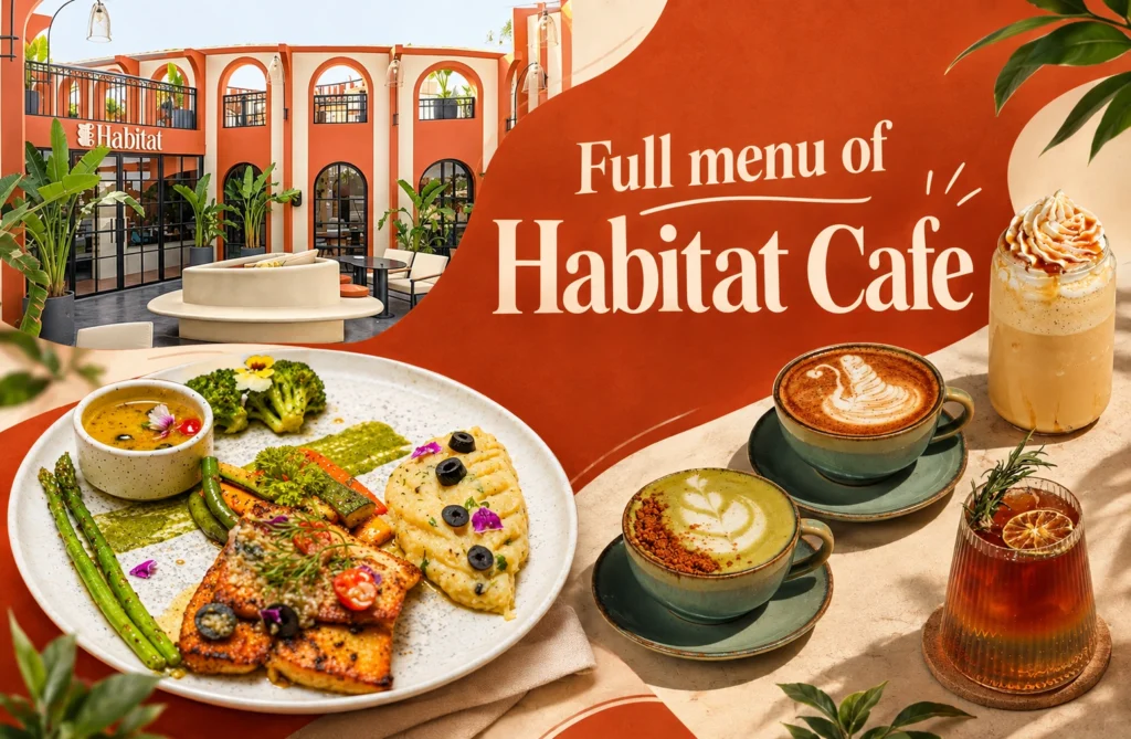 Habitat Cafe Menu 2026 – Complete Food & Beverage Guide