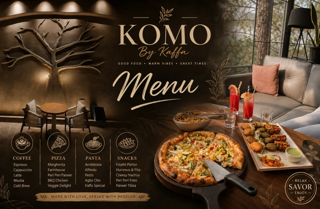 Komo By Kaffa Menu