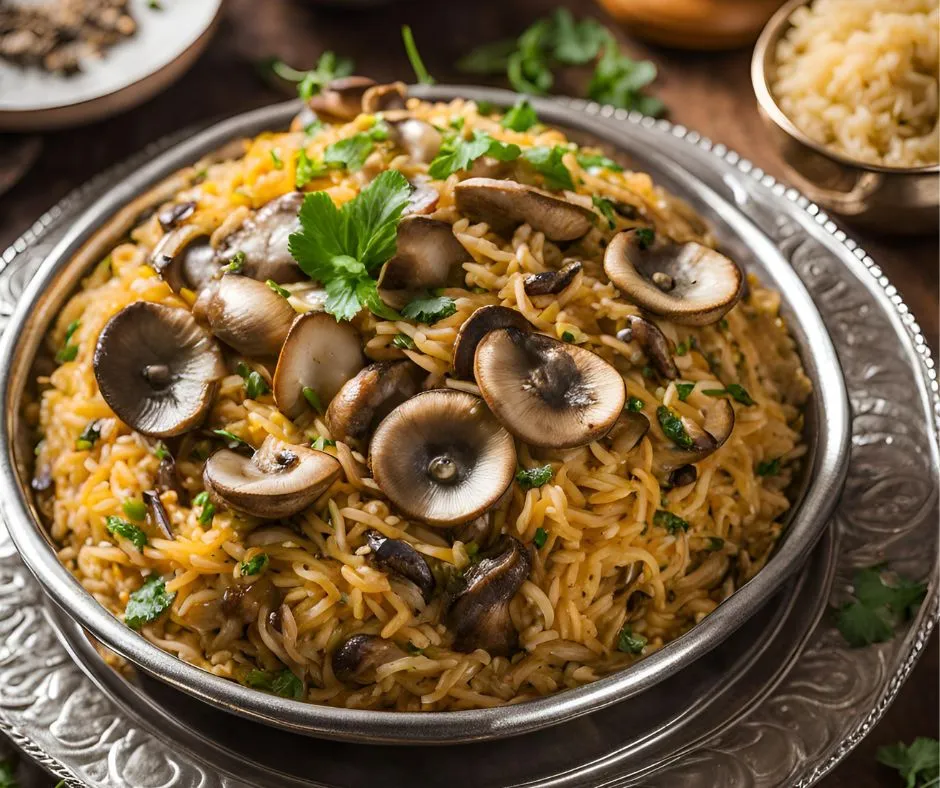 Mushroom Biryani
