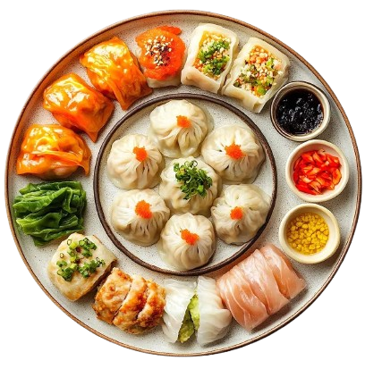 Pizza, Pasta, Sushi and Dim Sum